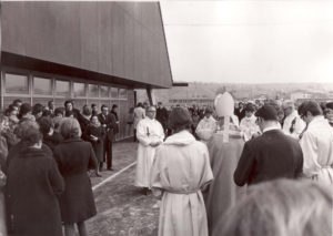 Bilder Altbau + Kirche 1971
